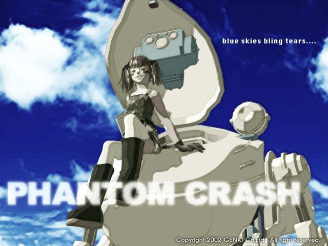 Phantom Crash title screen for Xbox